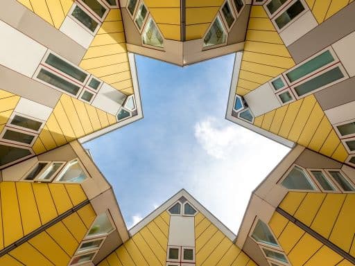 Cube houses in Rotterdam
