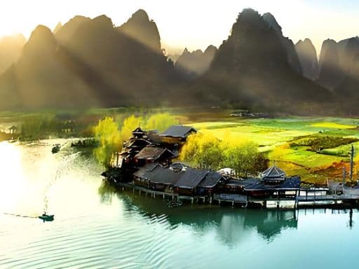 Shiwaitaoyuan Scenic Area